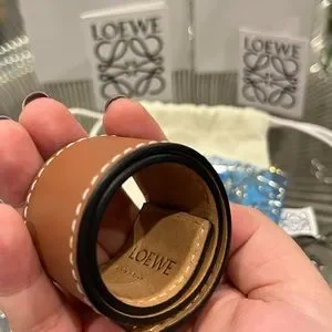 LOEWE ロエベ Jewe Small Slap Bracelet Tan Loewe | Jewelry | Loewe Small Slap Bracelet In Calfskin